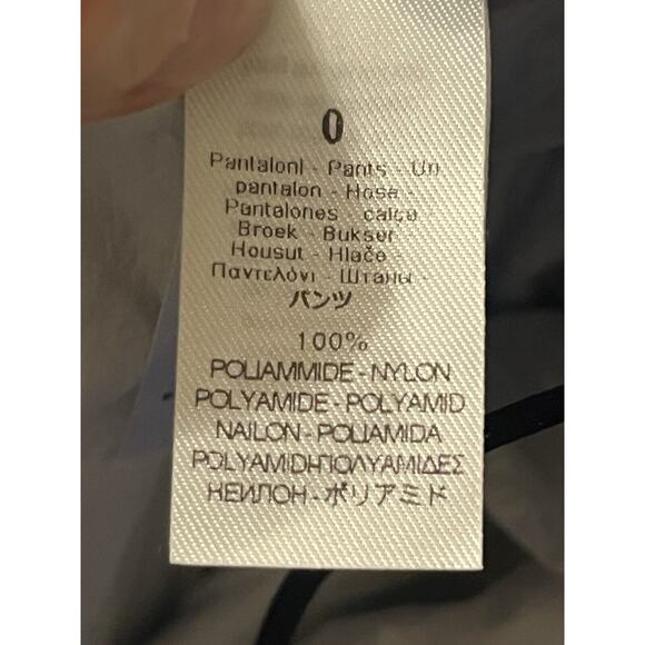 Forte Forte Italy Shiny Pants Jogger Lounge •Women 0/XS• Metallic Blue Parachute - Picture 13 of 14